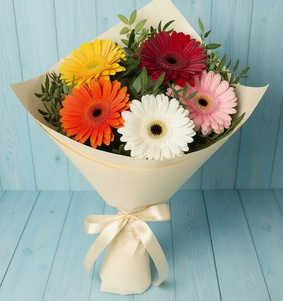 Букет цветов из: Герберы в Тырныаузе
