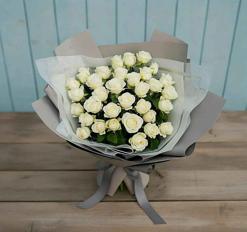 Букет Белоснежная нежность в Тырныаузе