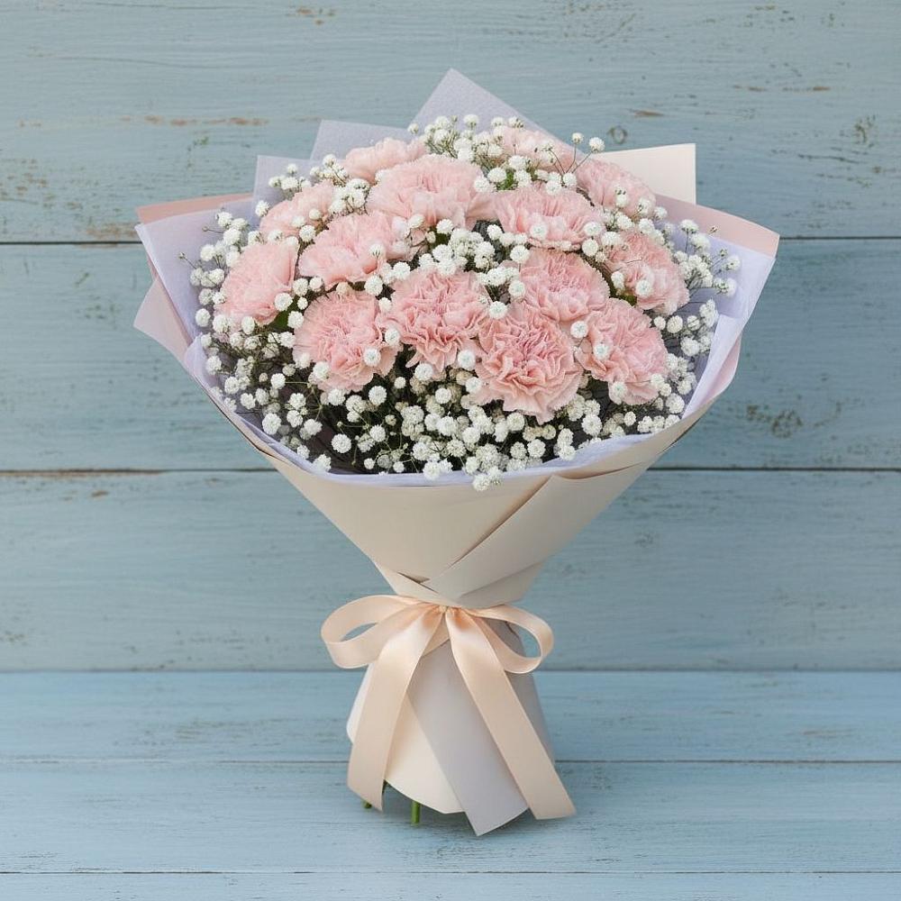 Букет цветов из: Гвоздики в Тырныаузе