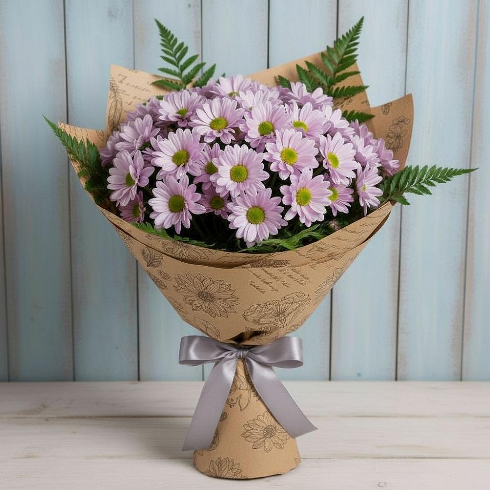 Букет цветов из: Хризантемы в Тырныаузе