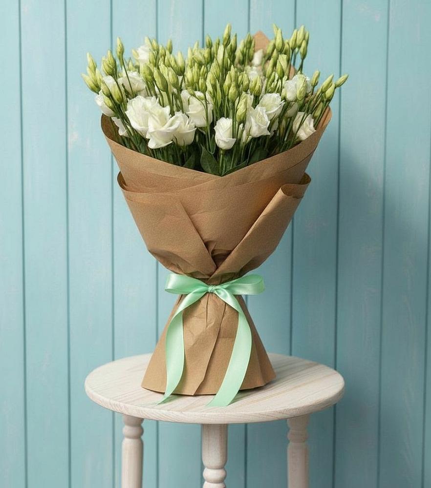 Букет цветов из: Лизиантусы в Тырныаузе