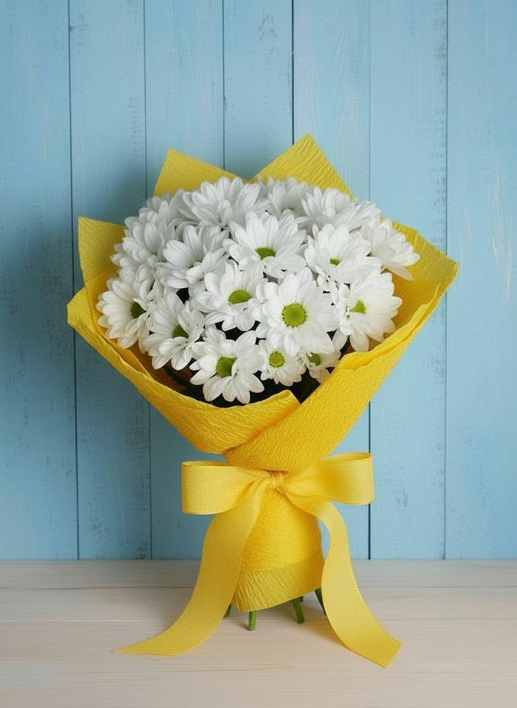 Букет цветов из: Хризантемы в Тырныаузе