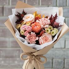 Букет цветов из:  Гвоздики, Хризантемы и Розы #REPLACE_PRED# Тырныаузе