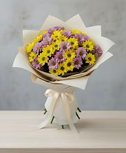 Букет цветов из:  Хризантемы #REPLACE_PRED# Тырныаузе