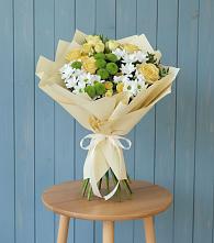 Букет цветов из:  Хризантемы и Розы #REPLACE_PRED# Тырныаузе