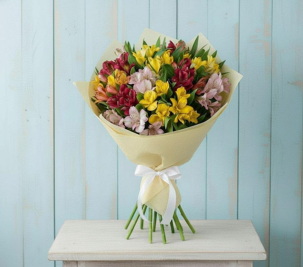 Букет цветов из: Альстромерии в Тырныаузе