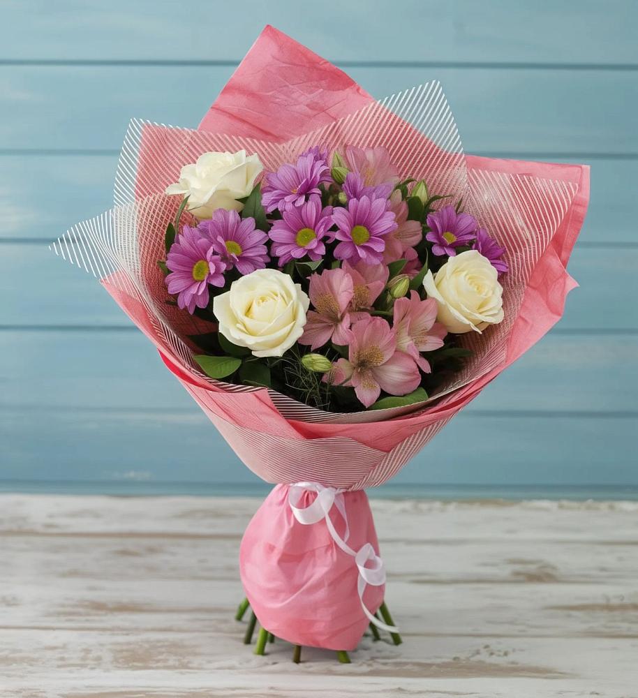 Букет цветов из: Герберы в Тырныаузе